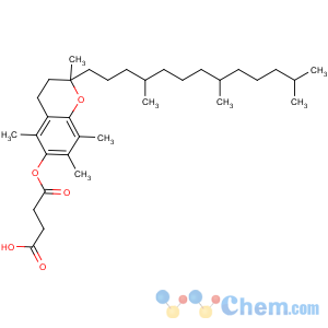 CAS No:17407-37-3 4-oxo-4-[[(2R)-2,5,7,8-tetramethyl-2-[(4R,8R)-4,8,<br />12-trimethyltridecyl]-3,4-dihydrochromen-6-yl]oxy]butanoic acid