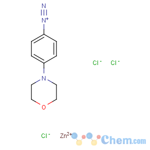 CAS No:17409-52-8 4-(4-Morpholinyl)benzenediazonium chloride compd. with zinc