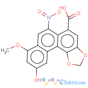 CAS No:17413-38-6 Phenanthro[3,4-d]-1,3-dioxole-5-carboxylicacid, 10-hydroxy-8-methoxy-6-nitro-