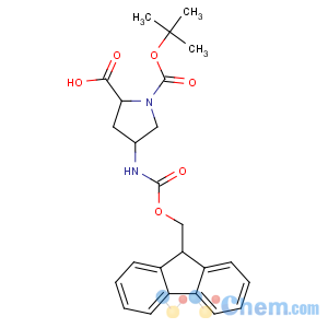 CAS No:174148-03-9 (2S,<br />4S)-4-(9H-fluoren-9-ylmethoxycarbonylamino)-1-[(2-methylpropan-2-yl)<br />oxycarbonyl]pyrrolidine-2-carboxylic acid