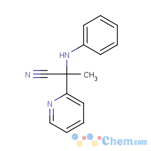 CAS No:17424-73-6 2-Pyridineacetonitrile, α-methyl-α-(phenylamino)-