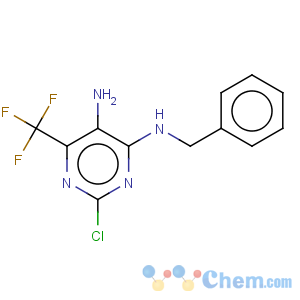 CAS No:1743-95-9 4,5-Pyrimidinediamine,2-chloro-N4-(phenylmethyl)-6-(trifluoromethyl)-