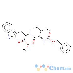 CAS No:17430-65-8 L-Tryptophan,N-[(phenylmethoxy)carbonyl]-L-valyl-, methyl ester (9CI)