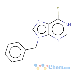 CAS No:17447-84-6 6H-Purine-6-thione,1,9-dihydro-9-(phenylmethyl)-