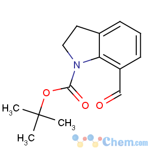 CAS No:174539-67-4 tert-butyl 7-formyl-2,3-dihydroindole-1-carboxylate