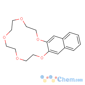 CAS No:17454-47-6 Naphtho[2,3-b]-1,4,7,10,13-pentaoxacyclopentadecin,2,3,5,6,8,9,11,12-octahydro-