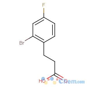 CAS No:174603-55-5 3-(2-bromo-4-fluorophenyl)propanoic acid