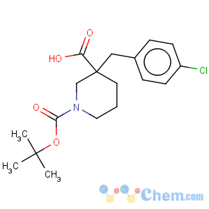 CAS No:174606-16-7 1,3-Piperidinedicarboxylicacid, 3-[(4-chlorophenyl)methyl]-, 1-(1,1-dimethylethyl) ester