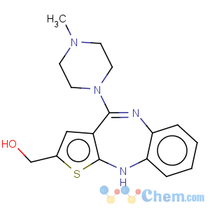 CAS No:174756-45-7 10H-Thieno[2,3-b][1,5]benzodiazepine-2-methanol,4-(4-methyl-1-piperazinyl)-