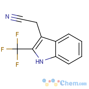 CAS No:174907-40-5 2-[2-(trifluoromethyl)-1H-indol-3-yl]acetonitrile