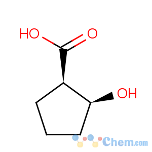 CAS No:17502-28-2 Cyclopentanecarboxylicacid, 2-hydroxy-, (1R,2S)-rel-
