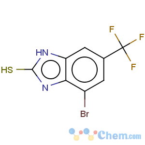 CAS No:175135-17-8 2H-Benzimidazole-2-thione,4-bromo-1,3-dihydro-6-(trifluoromethyl)-