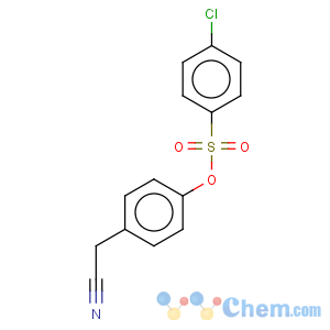 CAS No:175135-38-3 Benzenesulfonic acid,4-chloro-, 4-(cyanomethyl)phenyl ester