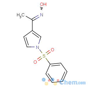 CAS No:175135-42-9 N-[1-[1-(benzenesulfonyl)pyrrol-3-yl]ethylidene]hydroxylamine