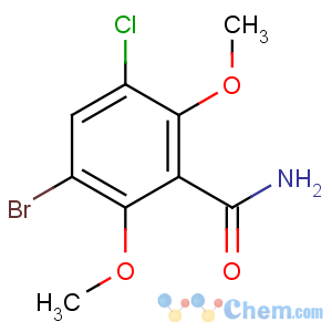 CAS No:175135-60-1 3-bromo-5-chloro-2,6-dimethoxybenzamide