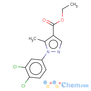 CAS No:175135-70-3 1H-Pyrazole-4-carboxylicacid, 1-(3,4-dichlorophenyl)-5-methyl-, methyl ester