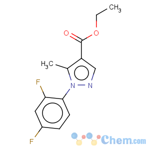 CAS No:175135-71-4 1H-Pyrazole-4-carboxylicacid, 1-(2,4-difluorophenyl)-5-methyl-, ethyl ester