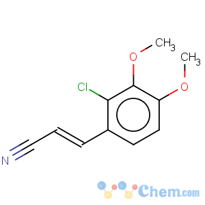 CAS No:175136-03-5 2-Propenenitrile,3-(2-chloro-3,4-dimethoxyphenyl)-