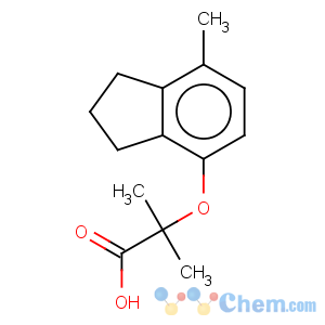 CAS No:175136-07-9 Propanoic acid,2-[(2,3-dihydro-7-methyl-1H-inden-4-yl)oxy]-2-methyl-
