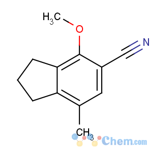 CAS No:175136-10-4 4-methoxy-7-methyl-2,3-dihydro-1H-indene-5-carbonitrile