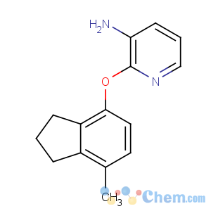 CAS No:175136-11-5 2-[(7-methyl-2,3-dihydro-1H-inden-4-yl)oxy]pyridin-3-amine