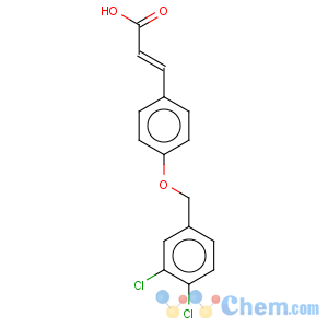 CAS No:175136-15-9 2-Propenoicacid, 3-[4-[(3,4-dichlorophenyl)methoxy]phenyl]-