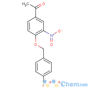 CAS No:175136-24-0 1-[4-[(4-fluorophenyl)methoxy]-3-nitrophenyl]ethanone