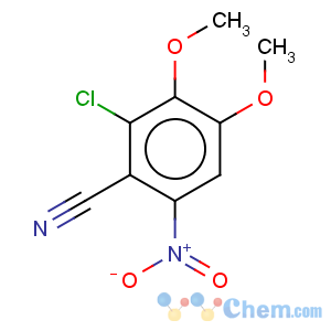CAS No:175136-28-4 2-chloro-3,4-dimethoxy-6-nitrobenzonitrile
