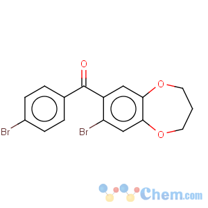CAS No:175136-37-5 Methanone,(8-bromo-3,4-dihydro-2H-1,5-benzodioxepin-7-yl)(4-bromophenyl)-