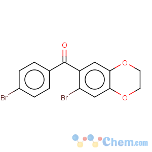 CAS No:175136-40-0 Methanone,(7-bromo-2,3-dihydro-1,4-benzodioxin-6-yl)(4-bromophenyl)-