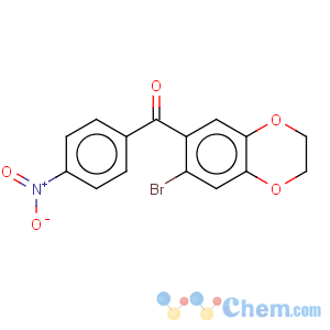 CAS No:175136-46-6 Methanone,(7-bromo-2,3-dihydro-1,4-benzodioxin-6-yl)(4-nitrophenyl)-