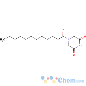 CAS No:175136-49-9 2,6-Piperazinedione,4-(1-oxododecyl)-