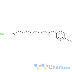 CAS No:175136-55-7 Benzenamine, 4-decyl-,hydrochloride (1:1)