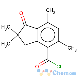 CAS No:175136-59-1 1H-Indene-4-carbonylchloride, 2,3-dihydro-2,2,5,7-tetramethyl-1-oxo-