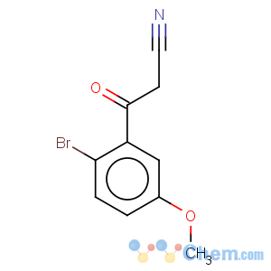 CAS No:175136-65-9 3-(2-Bromo-5-methoxyphenyl)-3-oxopropanenitrile