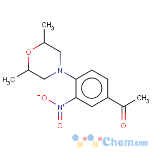 CAS No:175136-73-9 1-[4-(2,6-dimethylmorpholino)-3-nitrophenyl]ethan-1-one