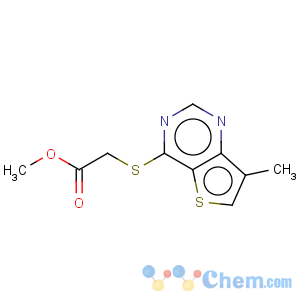 CAS No:175137-23-2 Aceticacid, 2-[(7-methylthieno[3,2-d]pyrimidin-4-yl)thio]-, methyl ester