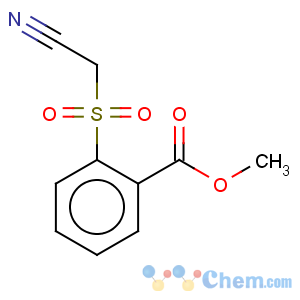 CAS No:175137-52-7 Benzoicacid, 2-[(cyanomethyl)sulfonyl]-,methyl ester