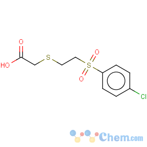 CAS No:175137-71-0 2-({2-[(4-chlorophenyl)sulphonyl]ethyl}thio)acetic acid