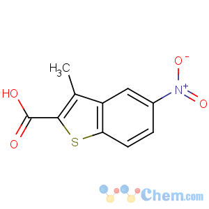 CAS No:17514-61-3 3-methyl-5-nitro-1-benzothiophene-2-carboxylic acid [17514-61-3] 