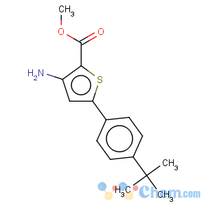 CAS No:175201-46-4 2-Thiophenecarboxylicacid, 3-amino-5-[4-(1,1-dimethylethyl)phenyl]-, methyl ester