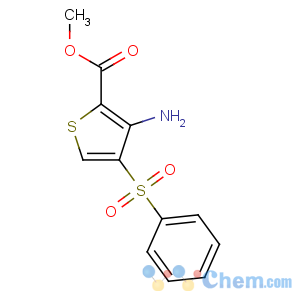 CAS No:175201-55-5 methyl 3-amino-4-(benzenesulfonyl)thiophene-2-carboxylate