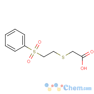 CAS No:175201-57-7 2-[2-(benzenesulfonyl)ethylsulfanyl]acetic acid