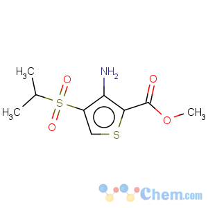 CAS No:175201-72-6 2-Thiophenecarboxylicacid, 3-amino-4-[(1-methylethyl)sulfonyl]-, methyl ester