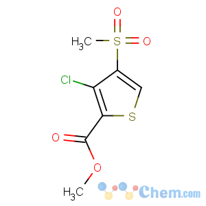 CAS No:175201-76-0 methyl 3-chloro-4-methylsulfonylthiophene-2-carboxylate