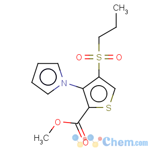 CAS No:175201-78-2 methyl 4-(propylsulphonyl)-3-(1H-pyrrol-1-yl)thiophene-2-carboxylate