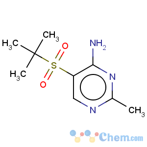 CAS No:175201-85-1 4-Pyrimidinamine,5-[(1,1-dimethylethyl)sulfonyl]-2-methyl-