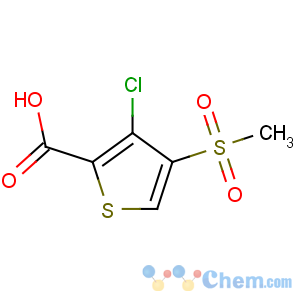 CAS No:175201-86-2 3-chloro-4-methylsulfonylthiophene-2-carboxylic acid