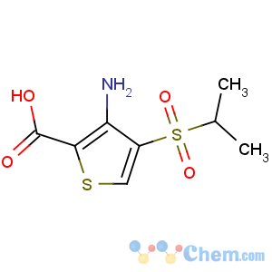 CAS No:175201-89-5 3-amino-4-propan-2-ylsulfonylthiophene-2-carboxylic acid