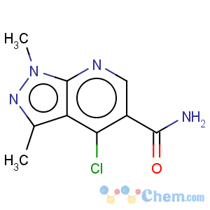 CAS No:175201-98-6 4-Chloro-1,3-dimethyl-1H-pyrazolo[3,4-b]pyridine-5-carboxamide